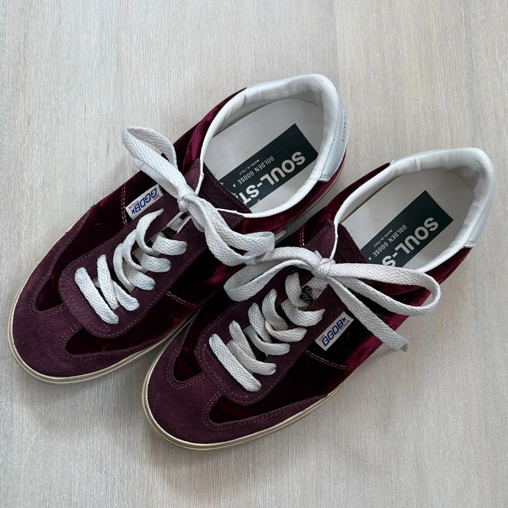 Golden Goose Burgundy Velvet Soul Stars - Picture 8 of 13